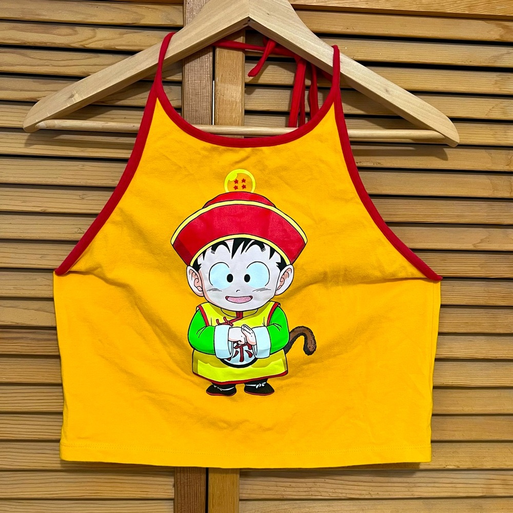 Dragon Ball Z halter crop top